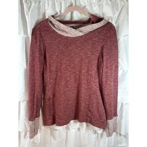 REI Hoodie Womens Medium Red Lightweight Shirt Northway Hiking Gorpcore Outdoor